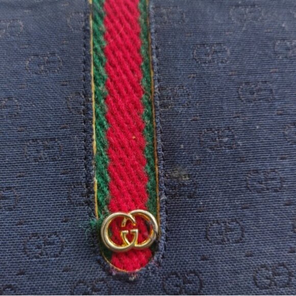 Gucci Anniversary Collection Micro GG Mini Trifold Wallet Vintage - Picture 6 of 12